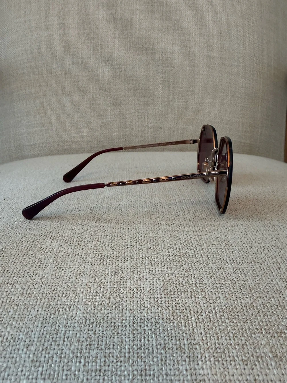 Coach Prairie Rivets Hexagon Sunglasses